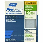 Norton Co 9" x 11" ProSand Sanding Sheet 120-Grit, PK 20 02639